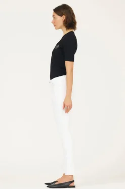 Alexa Jeans White White