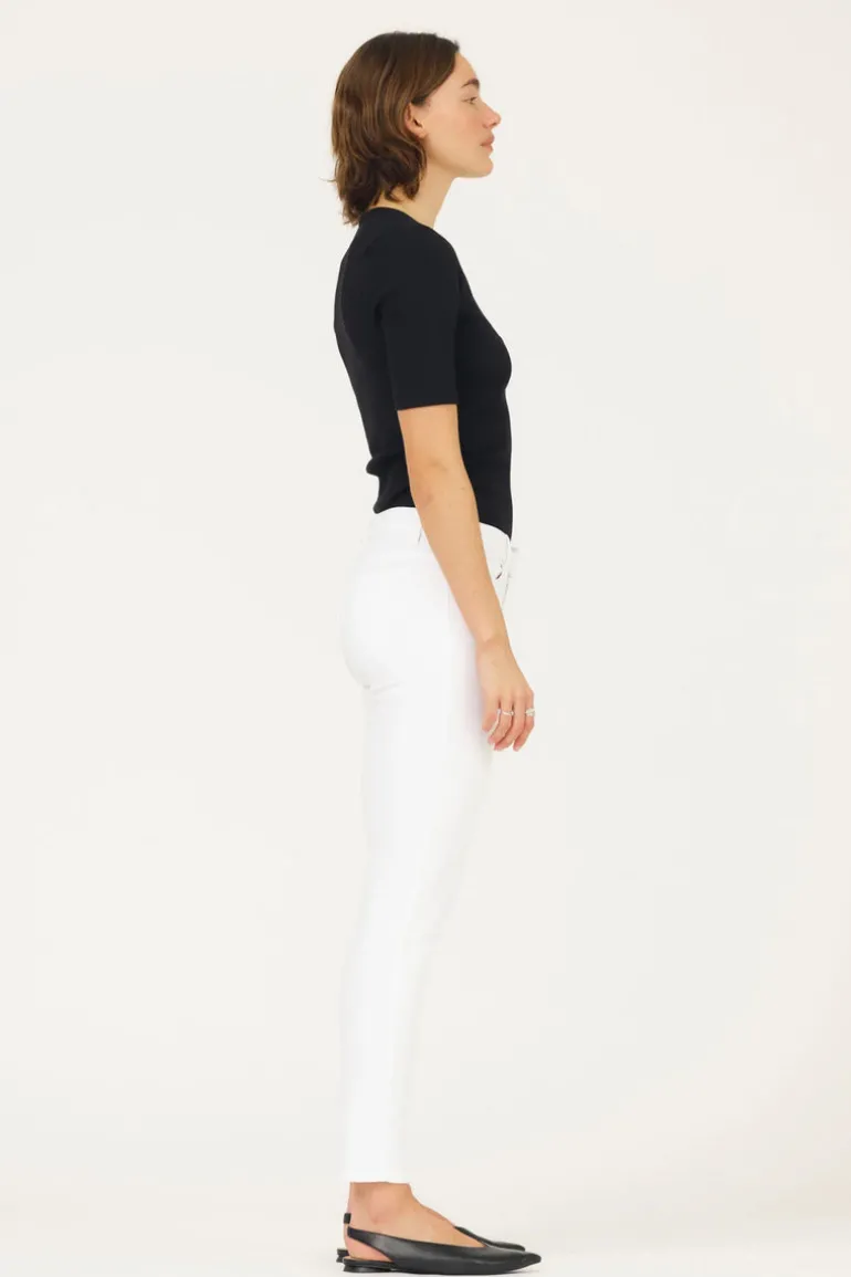 Alexa Jeans White White