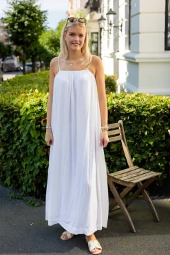 Allie Soft Linen Dress White