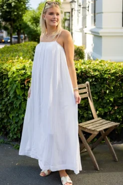 Allie Soft Linen Dress White