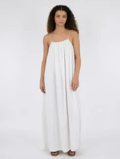 Allie Soft Linen Dress White