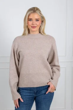 Alpha Knit O-Neck Pumice Stone
