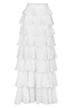 Angel Maxi Skirt White