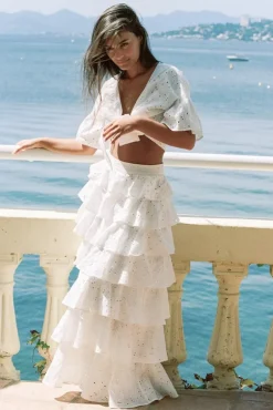 Angel Maxi Skirt White