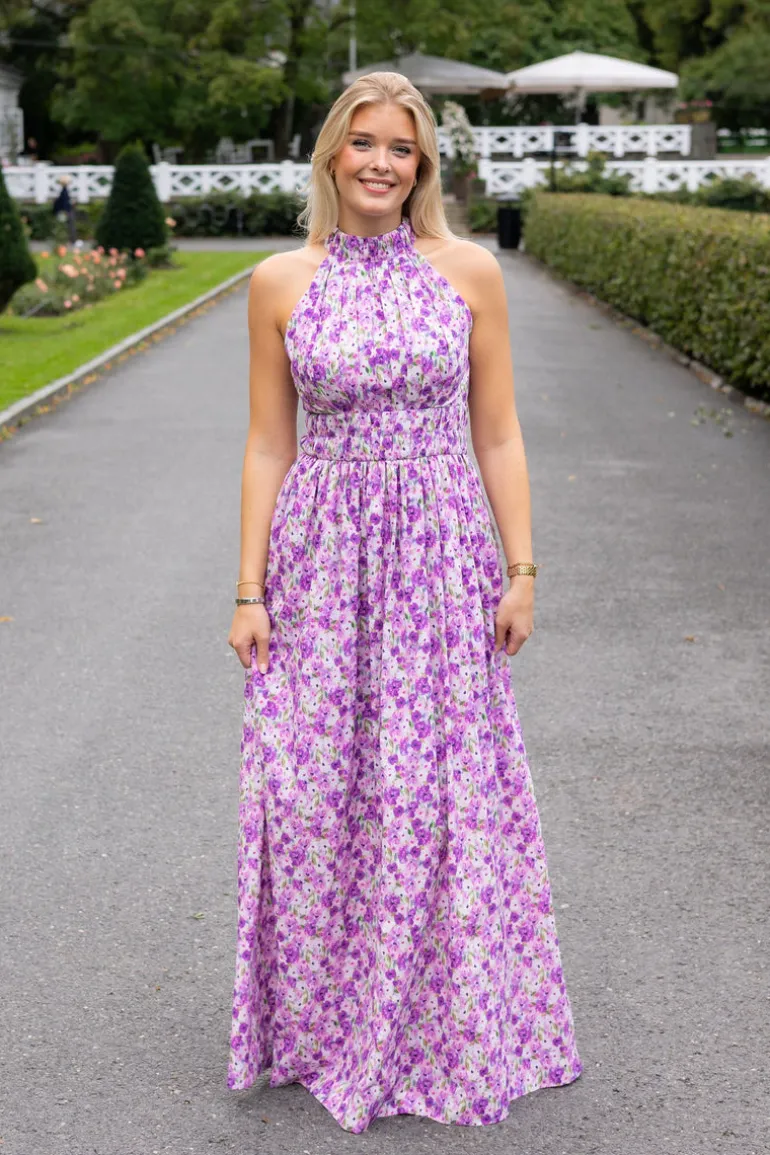 Angelina Maxi Dress Moon Flower