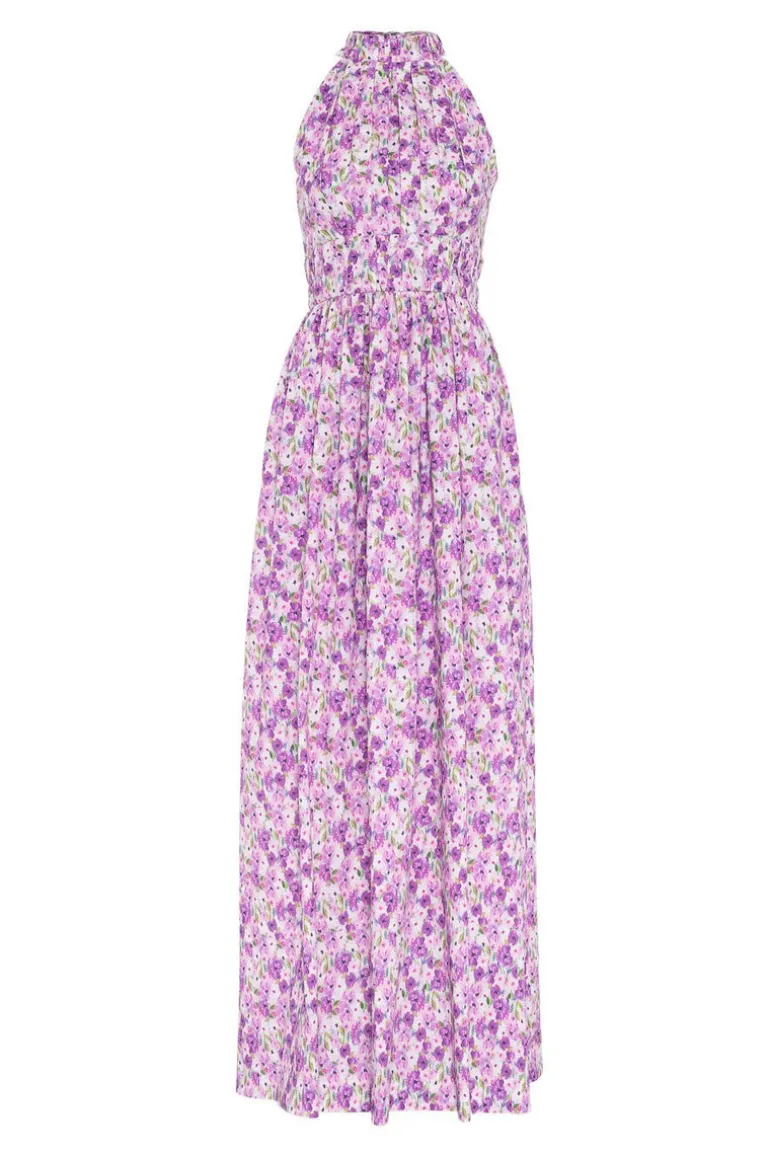 Angelina Maxi Dress Moon Flower
