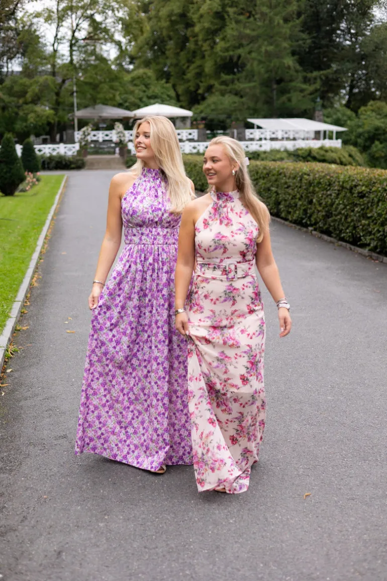 Angelina Maxi Dress Moon Flower