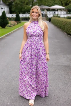 Angelina Maxi Dress Moon Flower