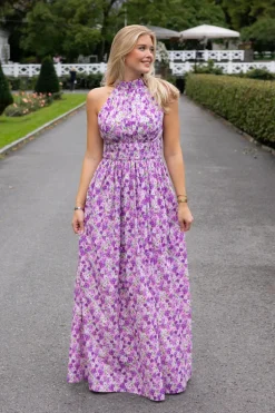 Angelina Maxi Dress Moon Flower