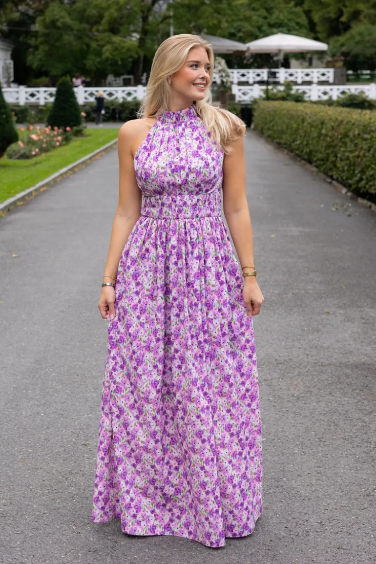 Angelina Maxi Dress Moon Flower
