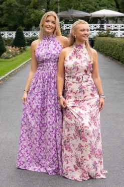 Angelina Maxi Dress Moon Flower
