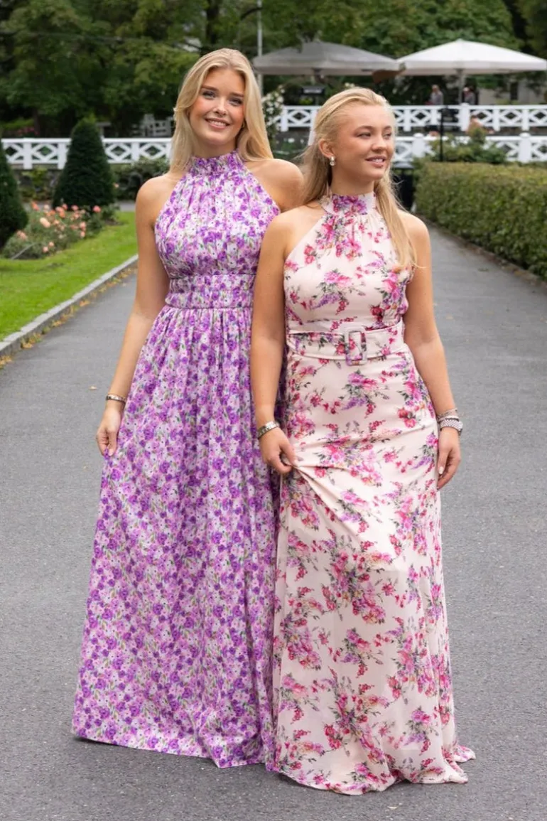Angelina Maxi Dress Moon Flower
