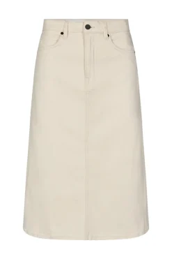 Anika Midi Skirt Wash Crude Ecru