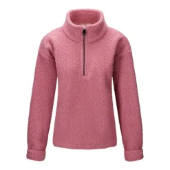 Annie Zip Sweater Bright Pink