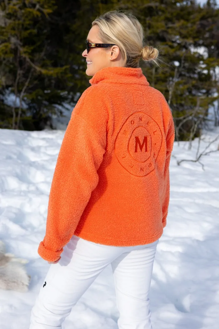 Annie Zip Sweater Orange
