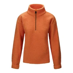 Annie Zip Sweater Orange