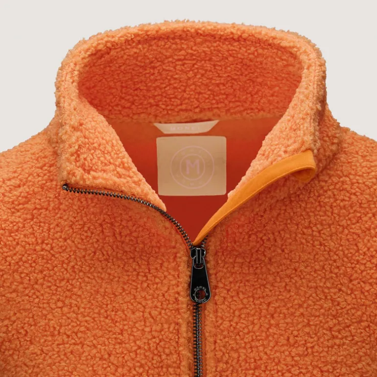 Annie Zip Sweater Orange