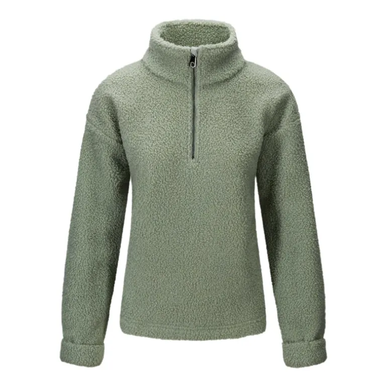 Annie Zip Sweater Sea Green