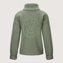 Annie Zip Sweater Sea Green