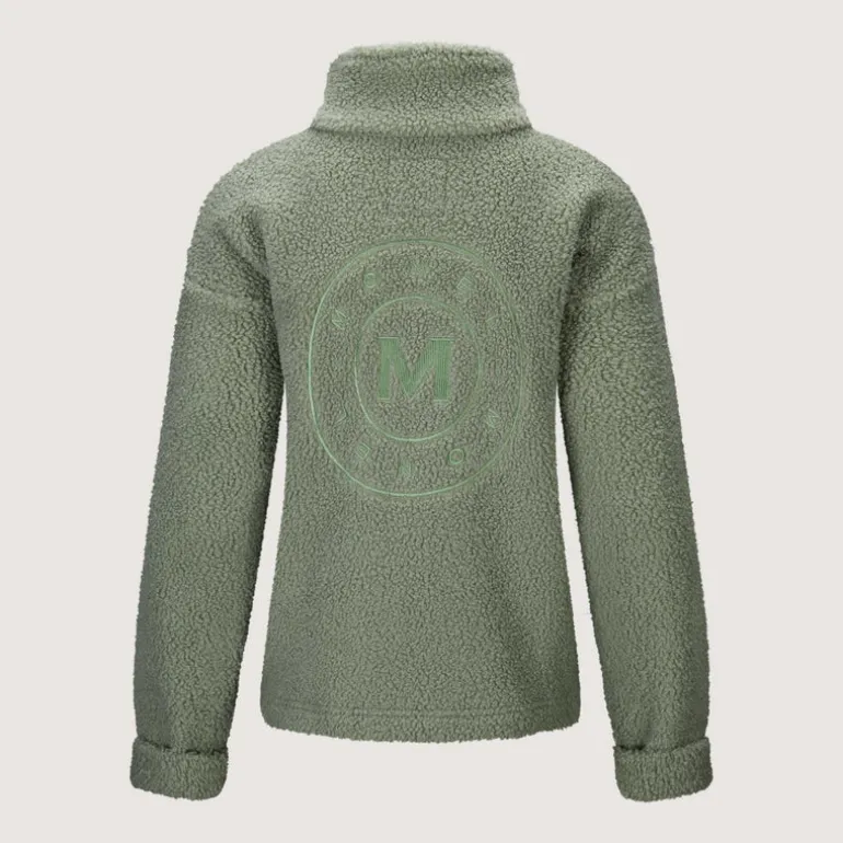 Annie Zip Sweater Sea Green