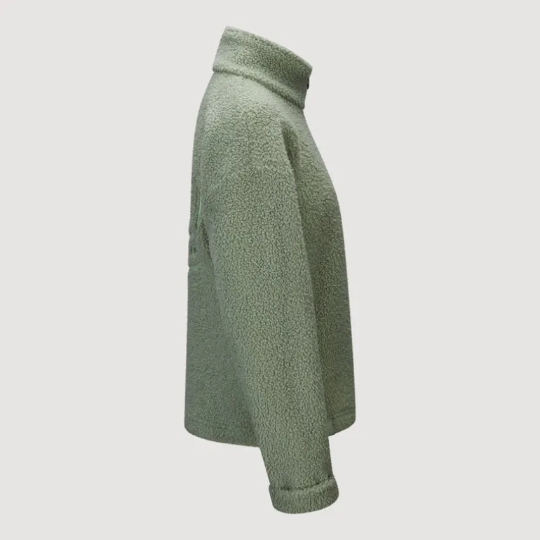 Annie Zip Sweater Sea Green