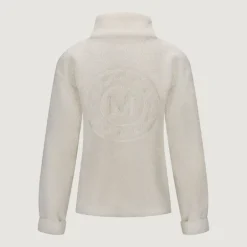 Annie Zip Sweater White
