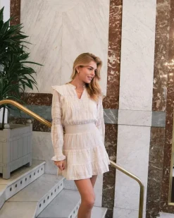 Aran S Voile Dress Ivory