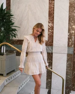 Aran S Voile Dress Ivory