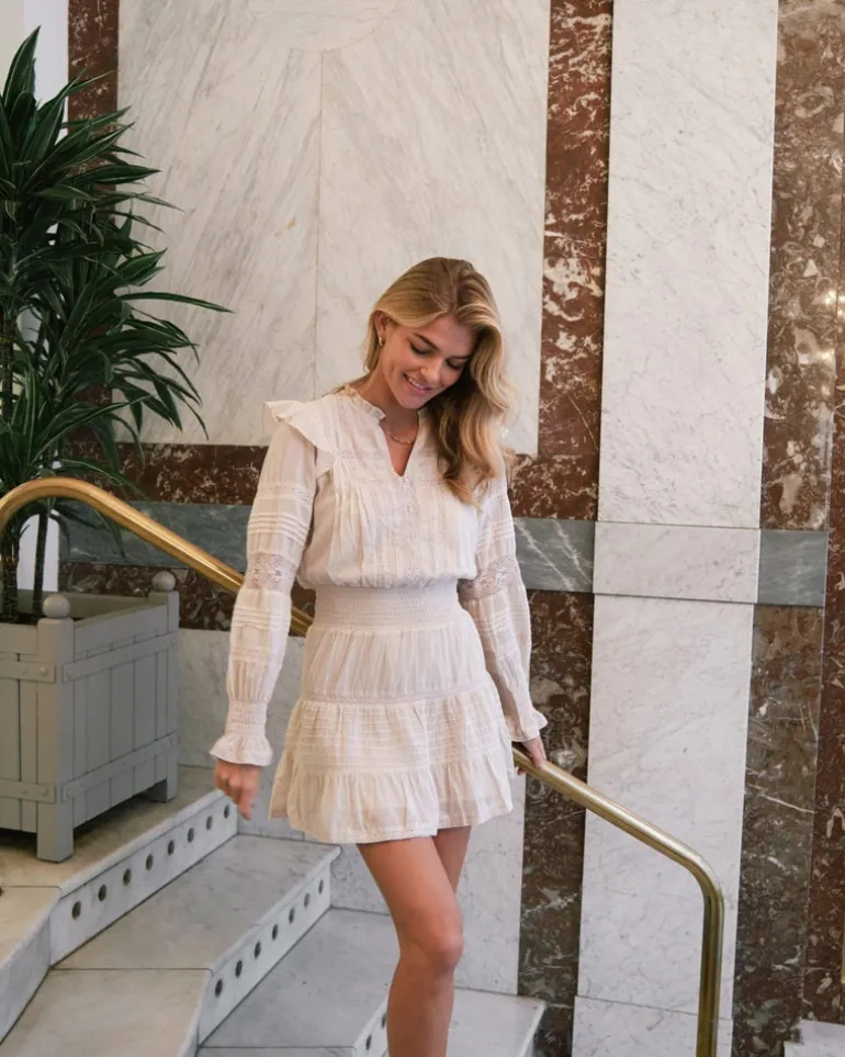 Aran S Voile Dress Ivory