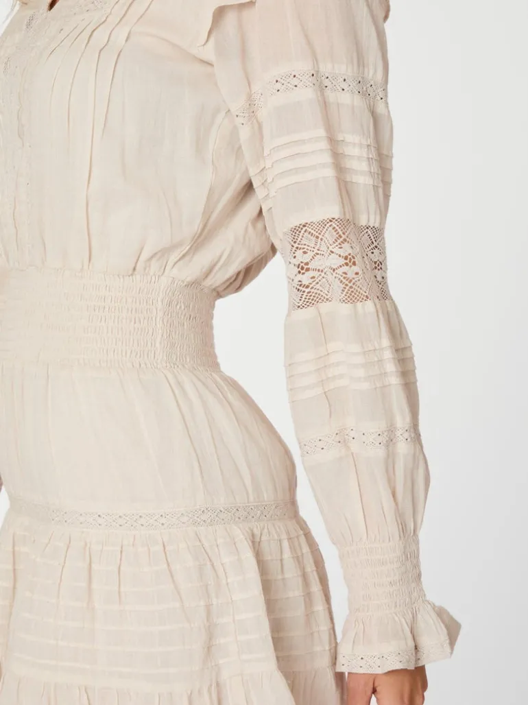 Aran S Voile Dress Ivory