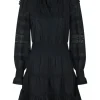 Aran S Voile Dress Navy