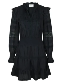 Aran S Voile Dress Navy