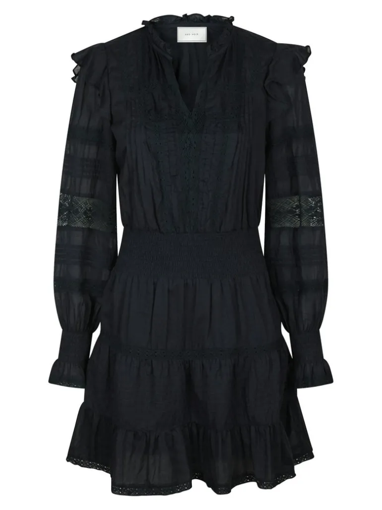 Aran S Voile Dress Navy