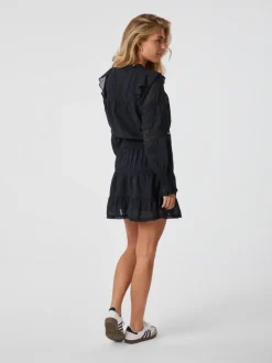 Aran S Voile Dress Navy