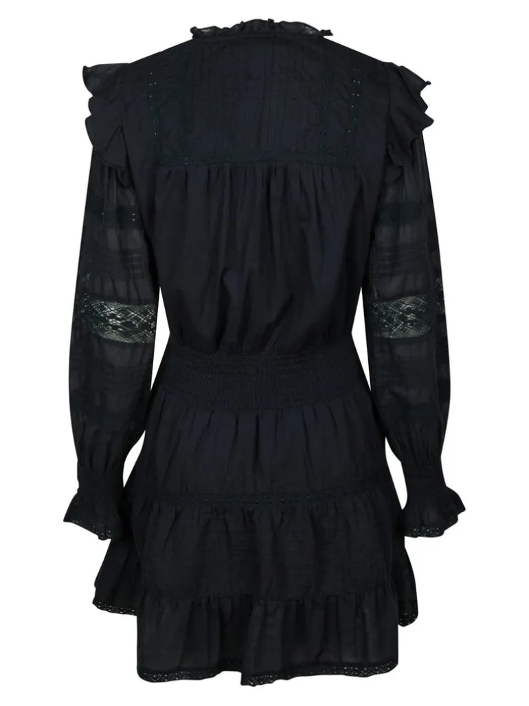 Aran S Voile Dress Navy