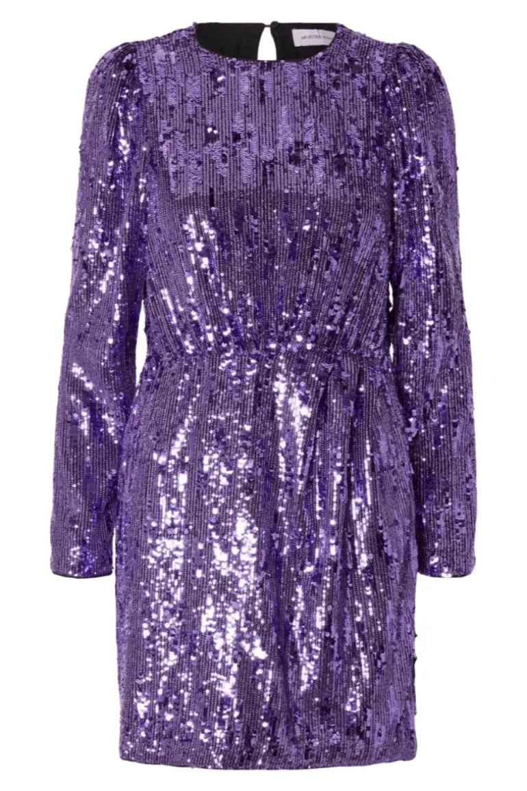 Ari-Colyn Ls Short Sequins Dress Liberty