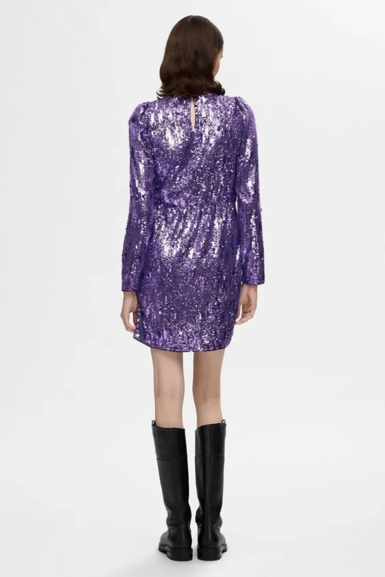 Ari-Colyn Ls Short Sequins Dress Liberty