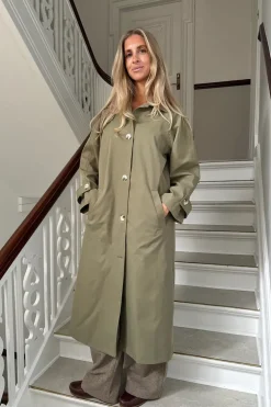 Ava Trenchcoat Dark Khaki