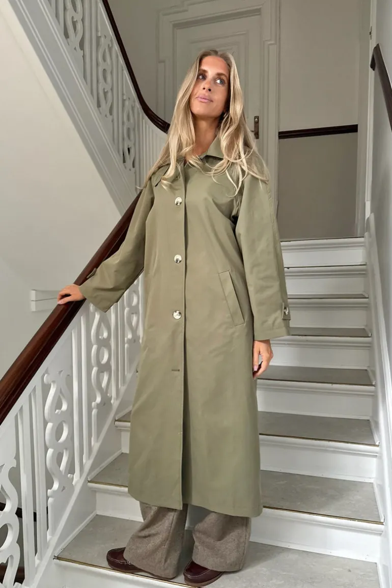 Ava Trenchcoat Dark Khaki