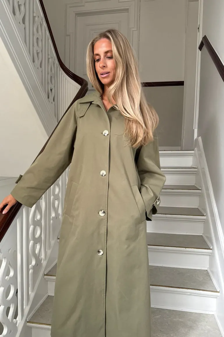 Ava Trenchcoat Dark Khaki