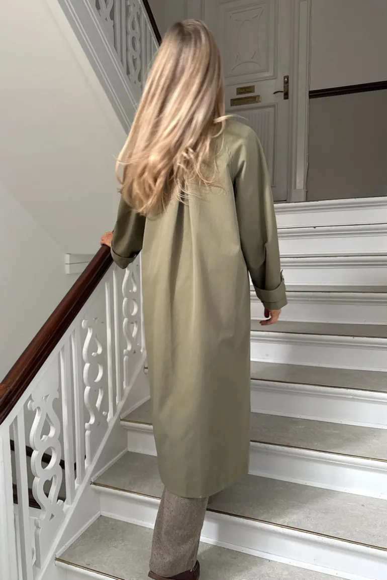 Ava Trenchcoat Dark Khaki