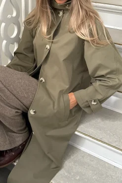 Ava Trenchcoat Dark Khaki