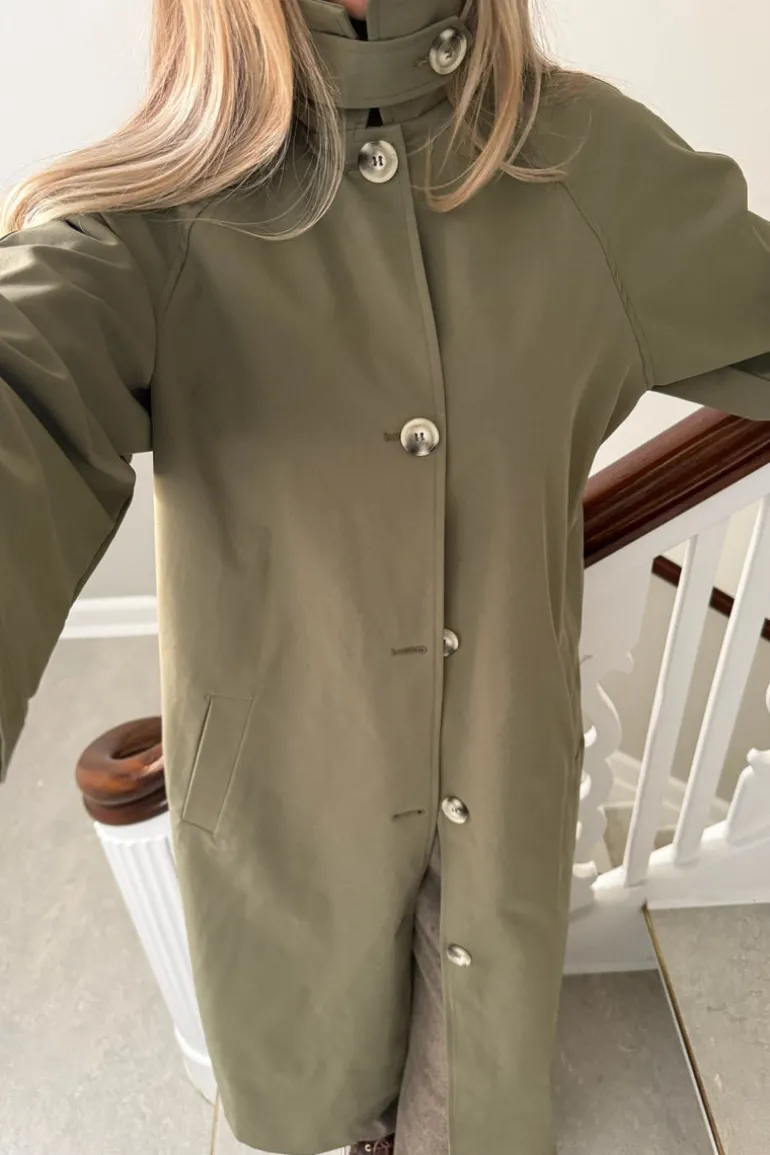 Ava Trenchcoat Dark Khaki