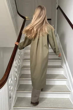Ava Trenchcoat Dark Khaki