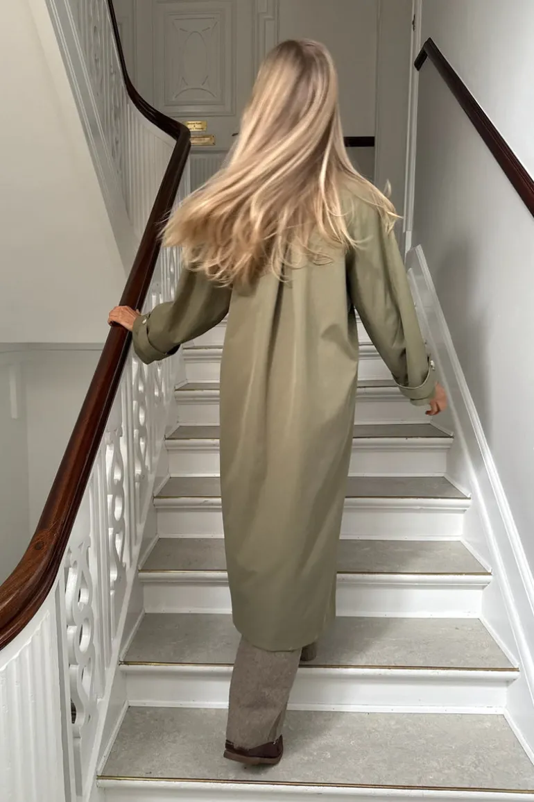 Ava Trenchcoat Dark Khaki