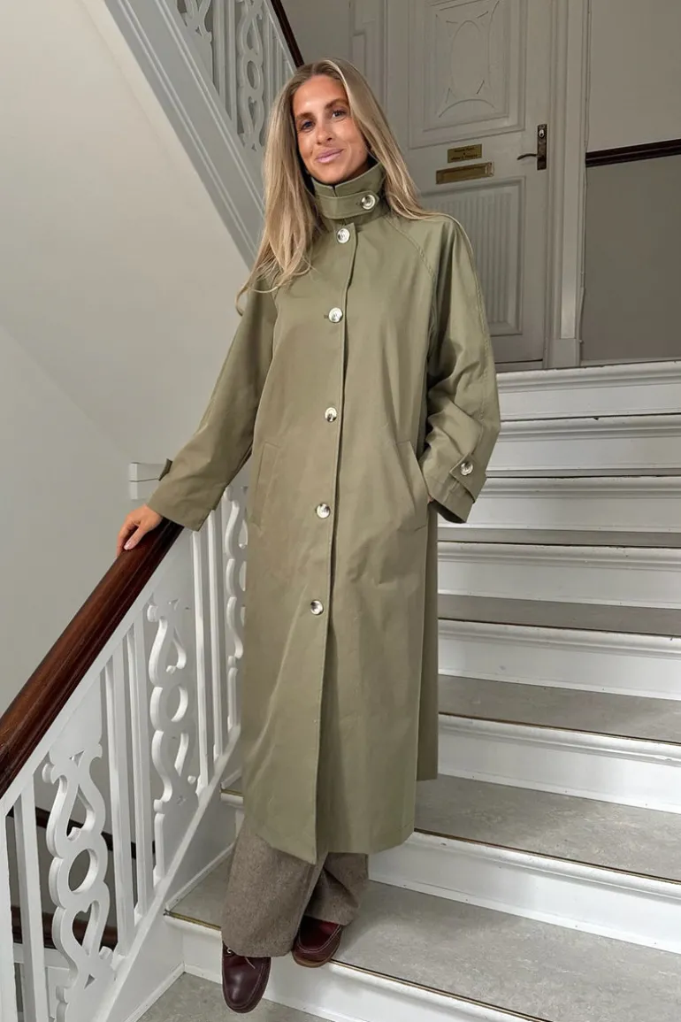 Ava Trenchcoat Dark Khaki