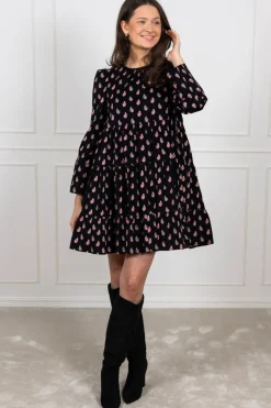 Baby Cord Shift Dress Vintage Paisley