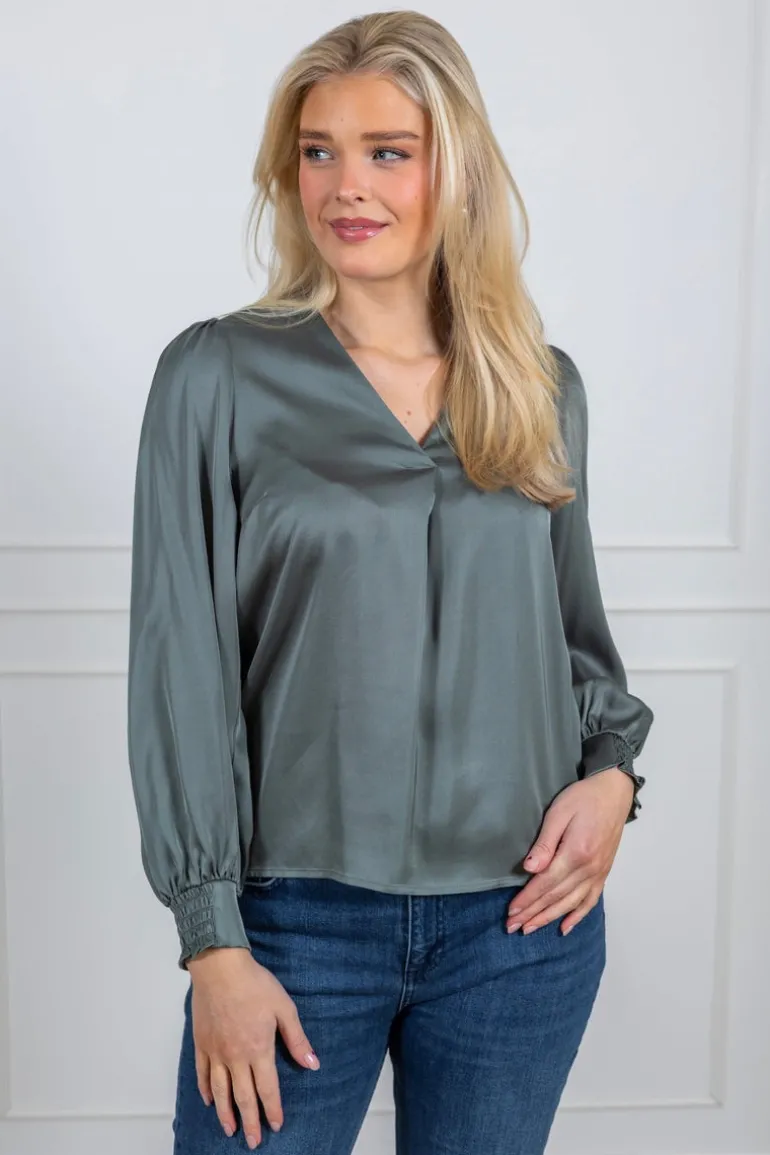 Barri Blouse Agave Green