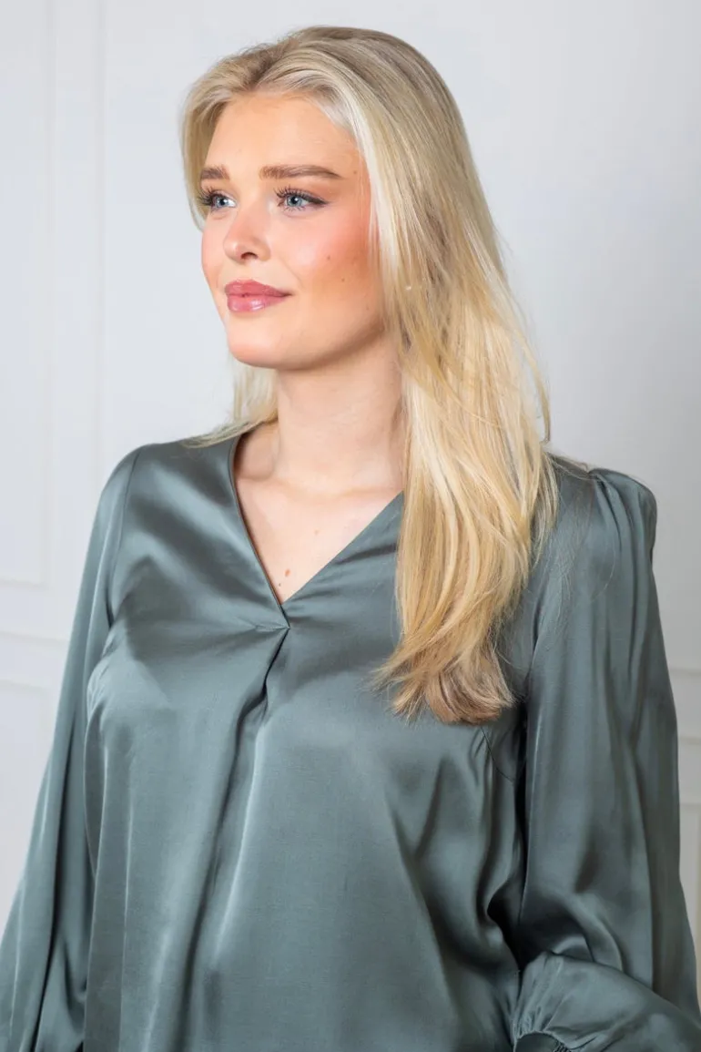Barri Blouse Agave Green