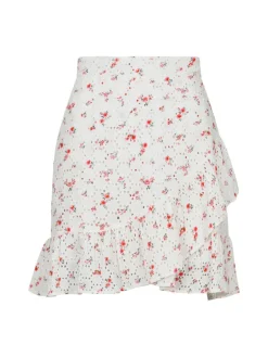 Bekka Embroidery Rose Skirt Pink